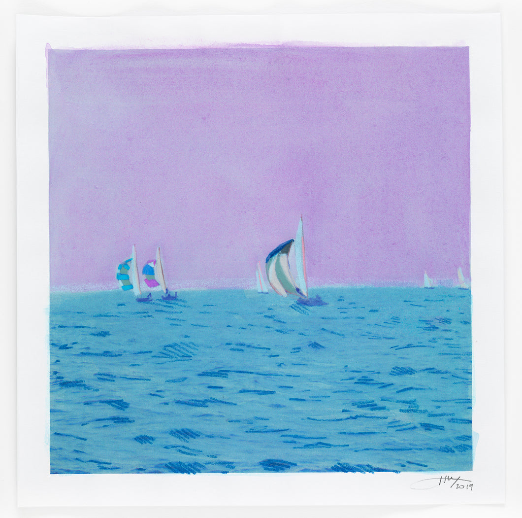 ISCA GREENFIELD-SANDERS, Untitled (Sailboats), 2019